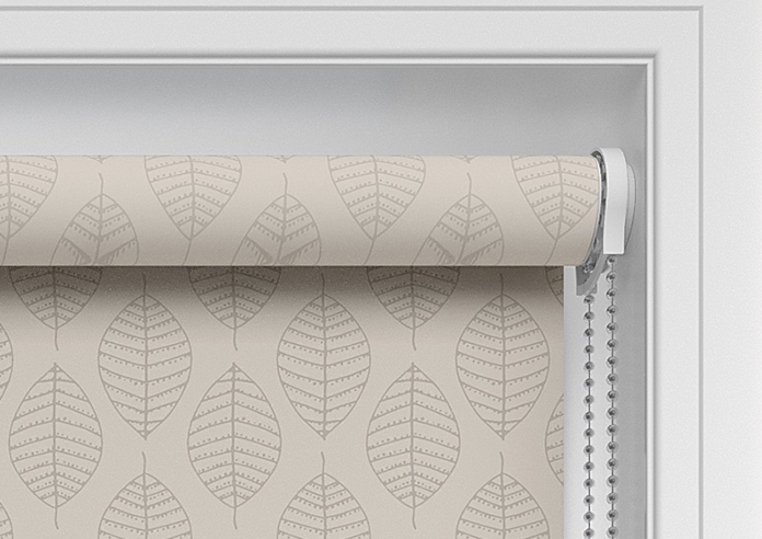 Beech Leaf (Blackout), Stone - Twist&Fit Roller Blind - Image 11